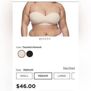 Warner's Bandeau in Toasted Almond